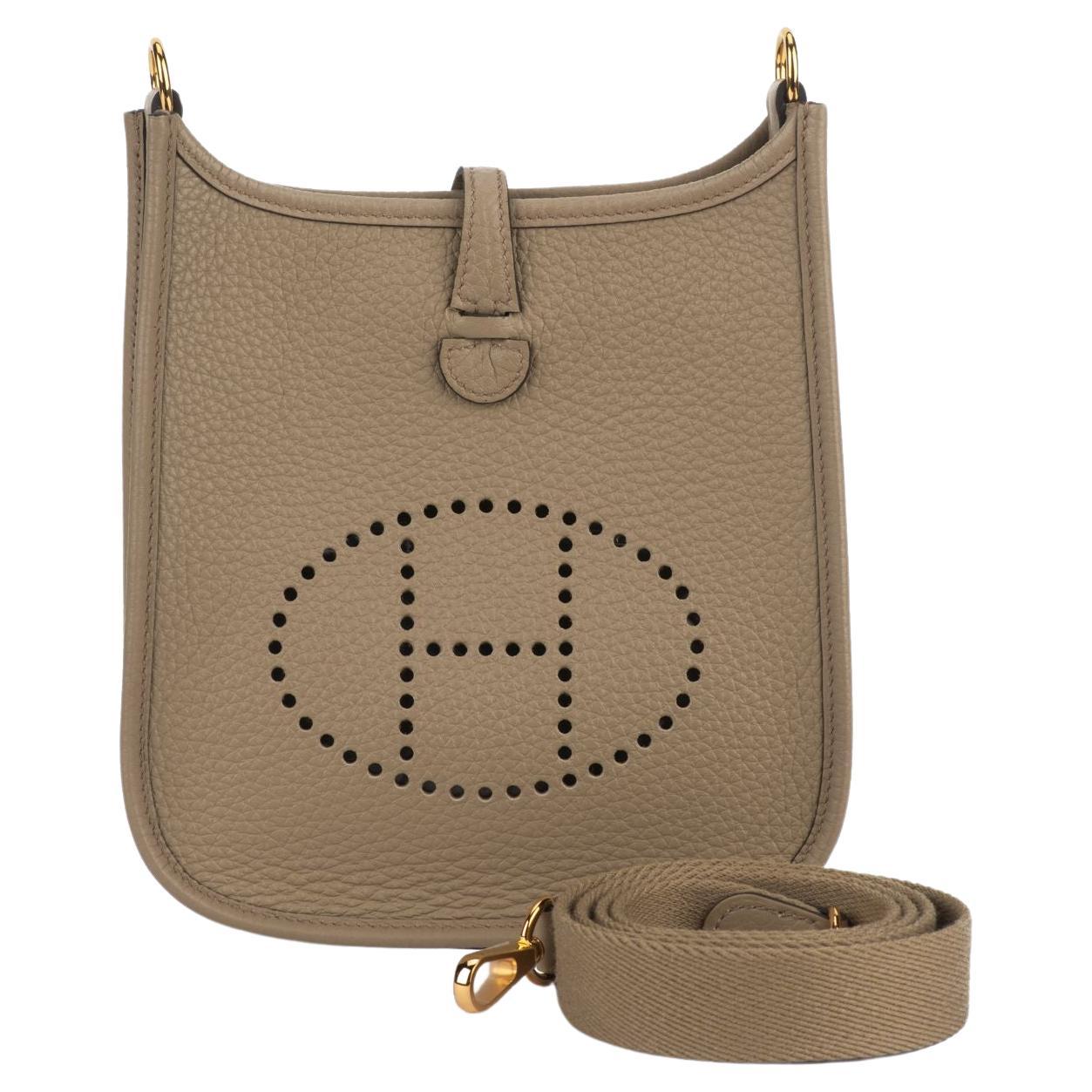 Hermès New Sage Mini Evelyne Gold en vente