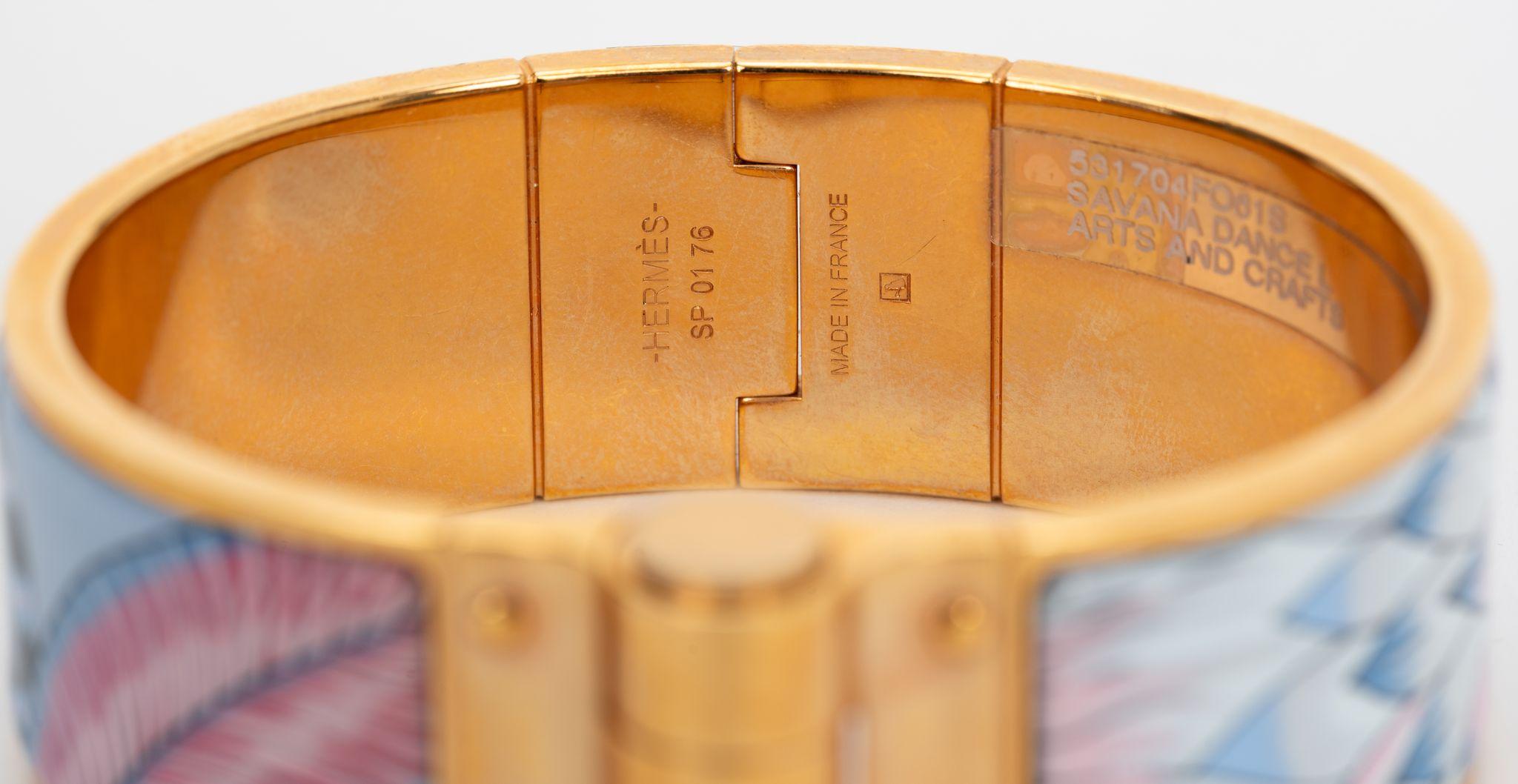 Women's Hermes New Savana Dance Hinged Bracelet