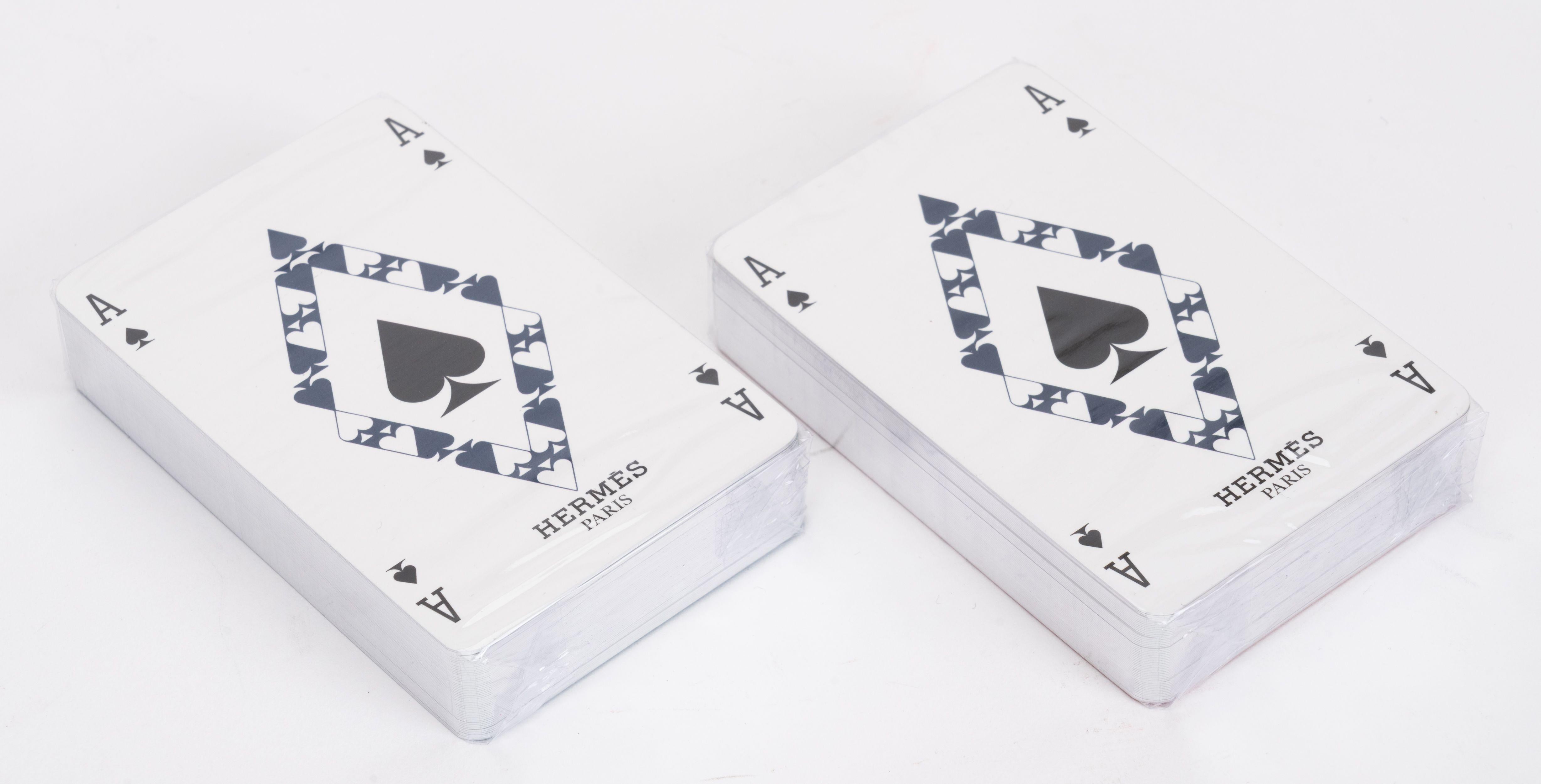 Hermès New Set 2 Poker Decks In Box für Damen oder Herren im Angebot