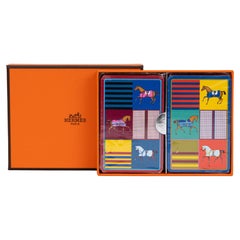 Hermès New Set 2 Poker Decks In Box