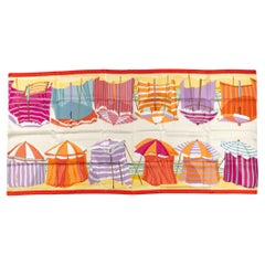 Hermès Nueva Seda Estola Cabanas de Playa