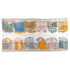Hermès Nueva Seda Estola Cabanas de Playa