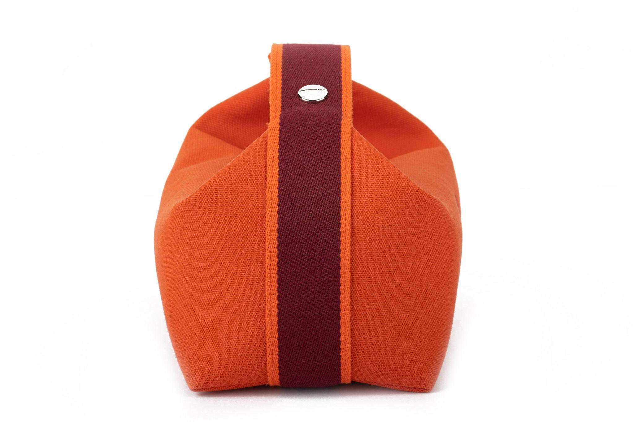 Rouge Hermès New Small Feu Bride-a-Brac Pouch Bag Original Box en vente