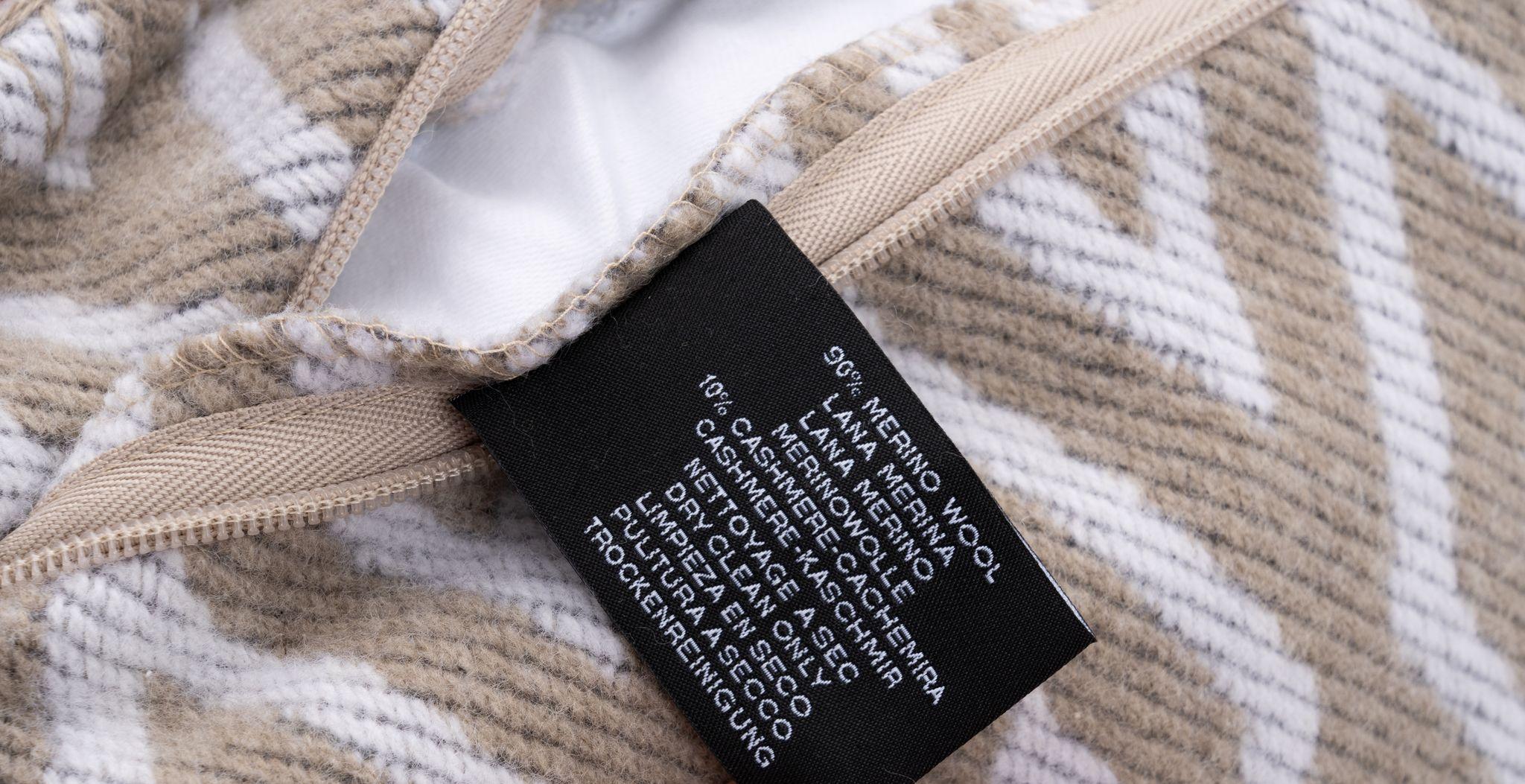 Hermès New Taupe Wool Decorative Pillow 1