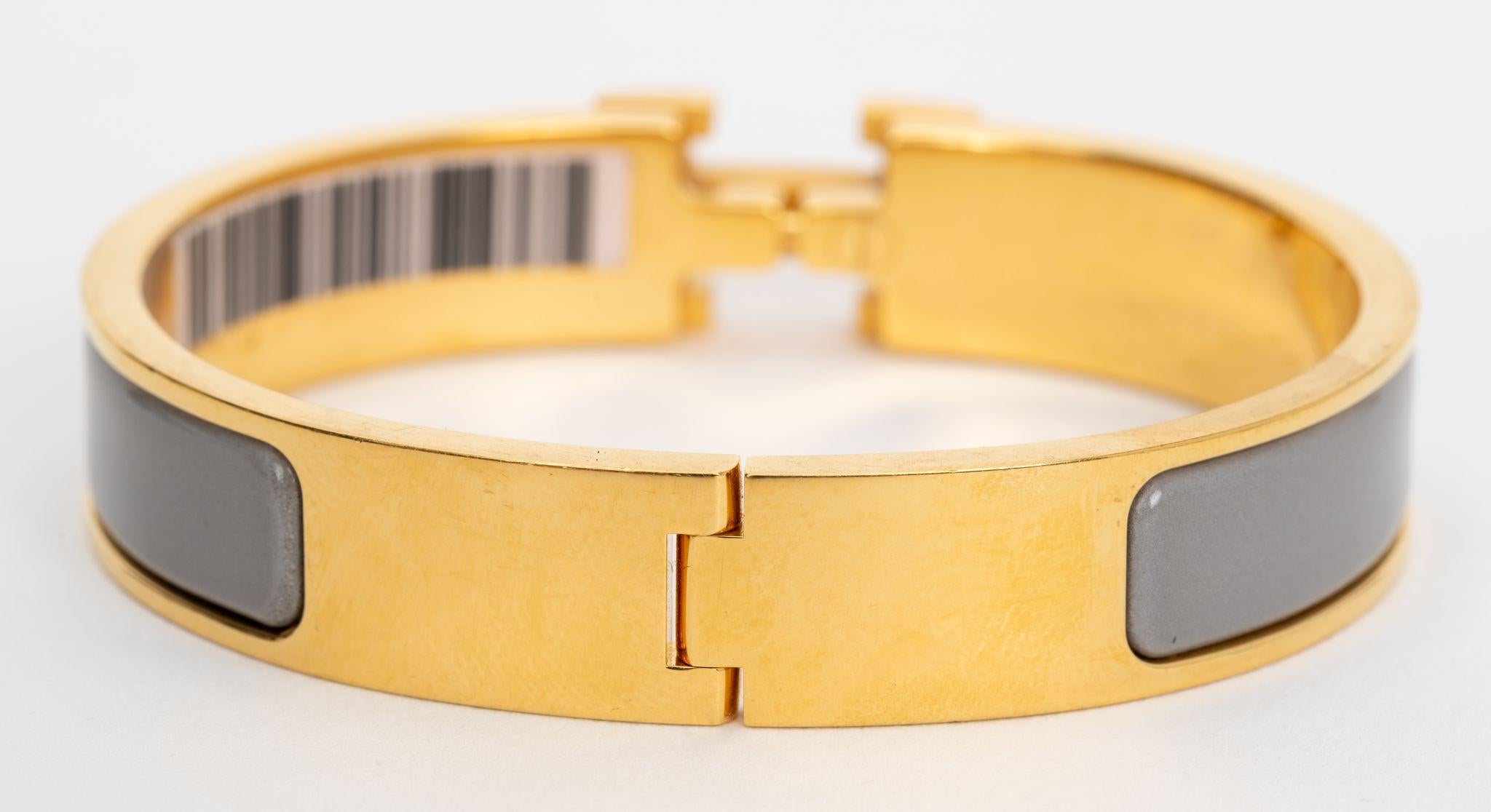 thin hermes h bracelet