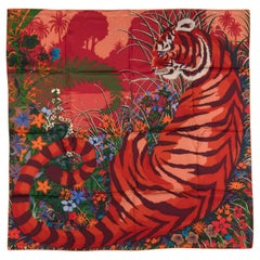 Hermès New Tyger Tyger Scarf Saumon