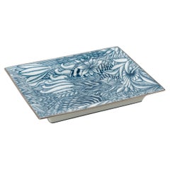 Hermès New Zebra Blue Porcelain Ashtray
