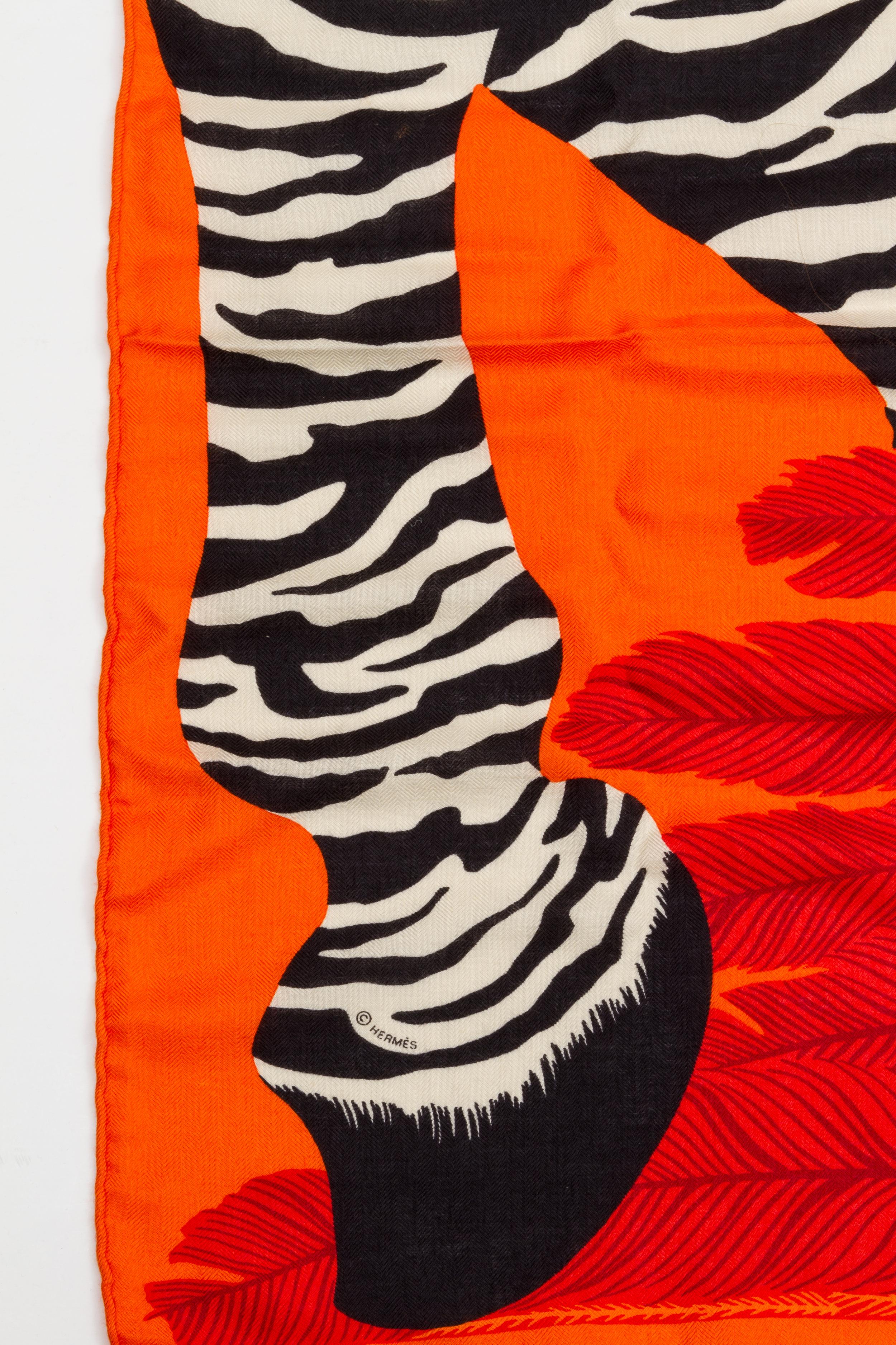 Hermes silk and cashmere blend new 55