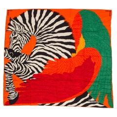 Hermes New Zebra Cashmere Shawl, Shirley