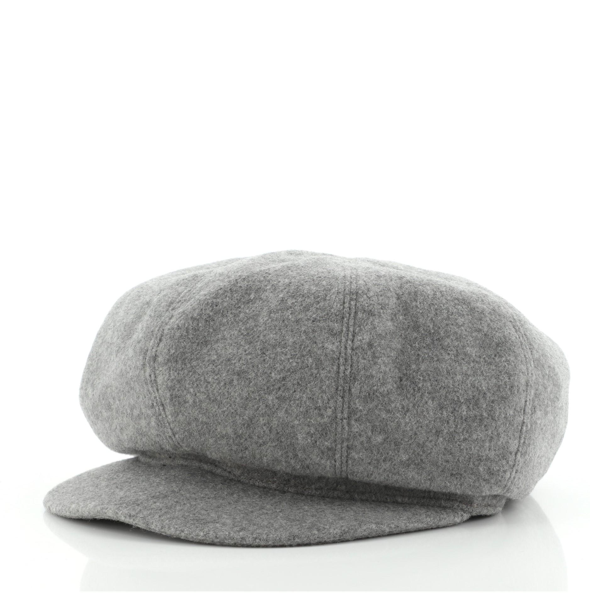Hermes Newsboy Cap Wool
Gray Wool

Condition Details: No visible signs of wear.

49756MSC

Height None