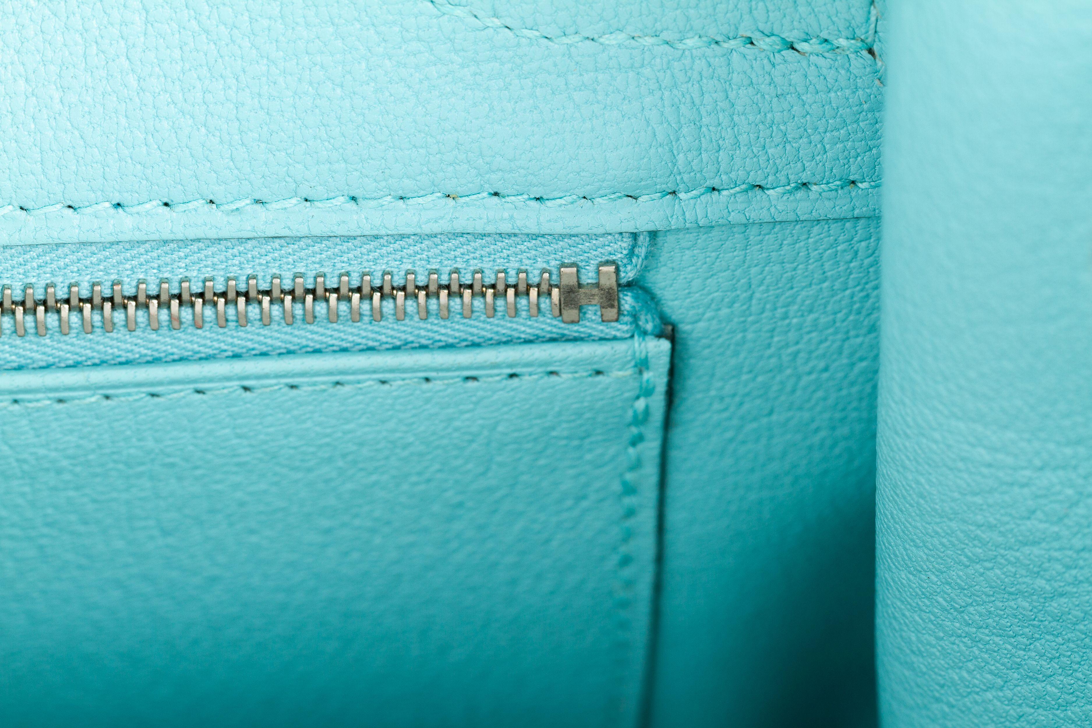 Hermes NIB Birkin 30 Blue Atoll Epsom For Sale 5