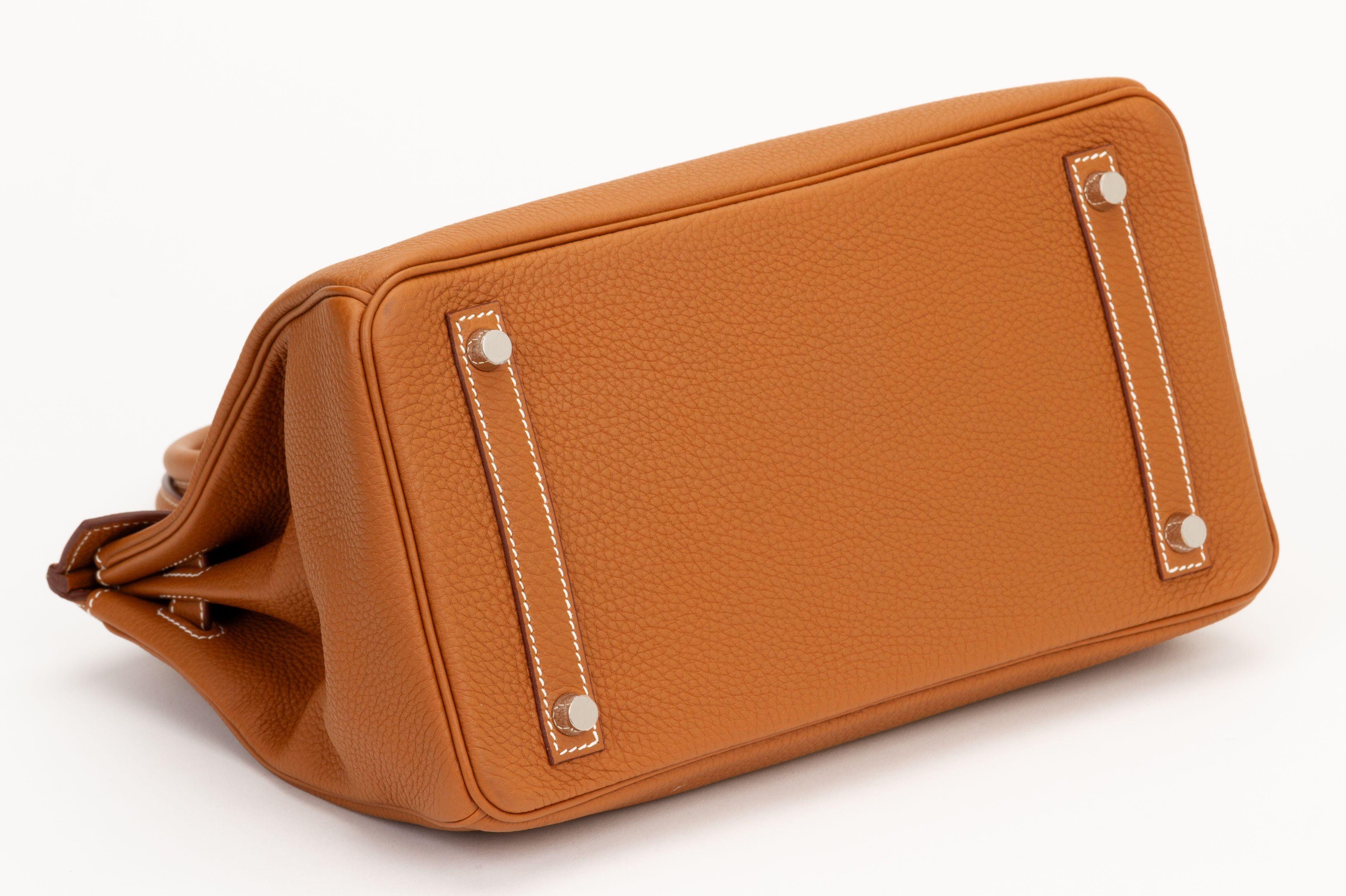 Women's or Men's Hermes NIB Birkin 30 Gold Togo Palladium For Sale