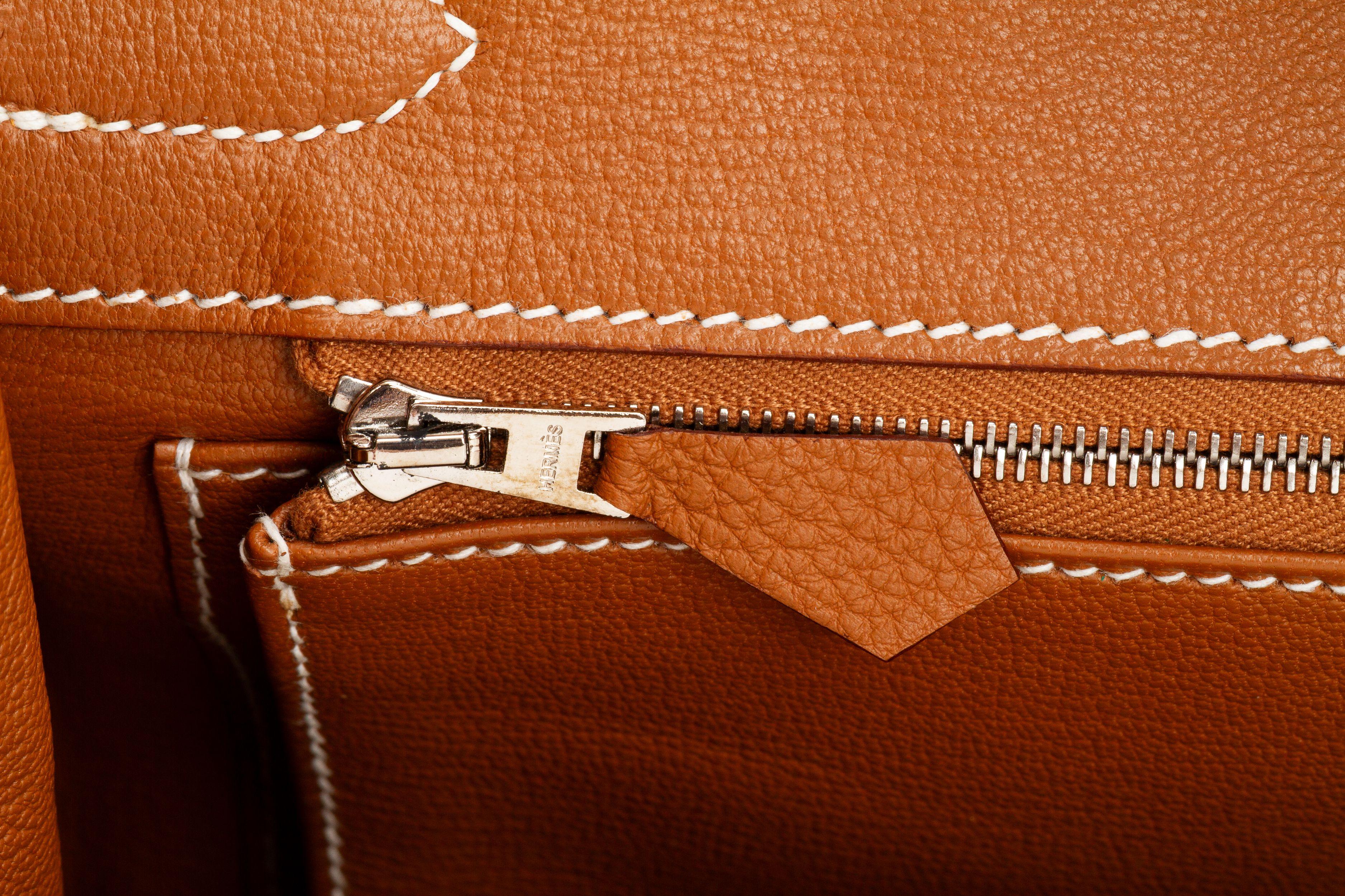 Hermes NIB Birkin 30 Gold Togo Palladium For Sale 3