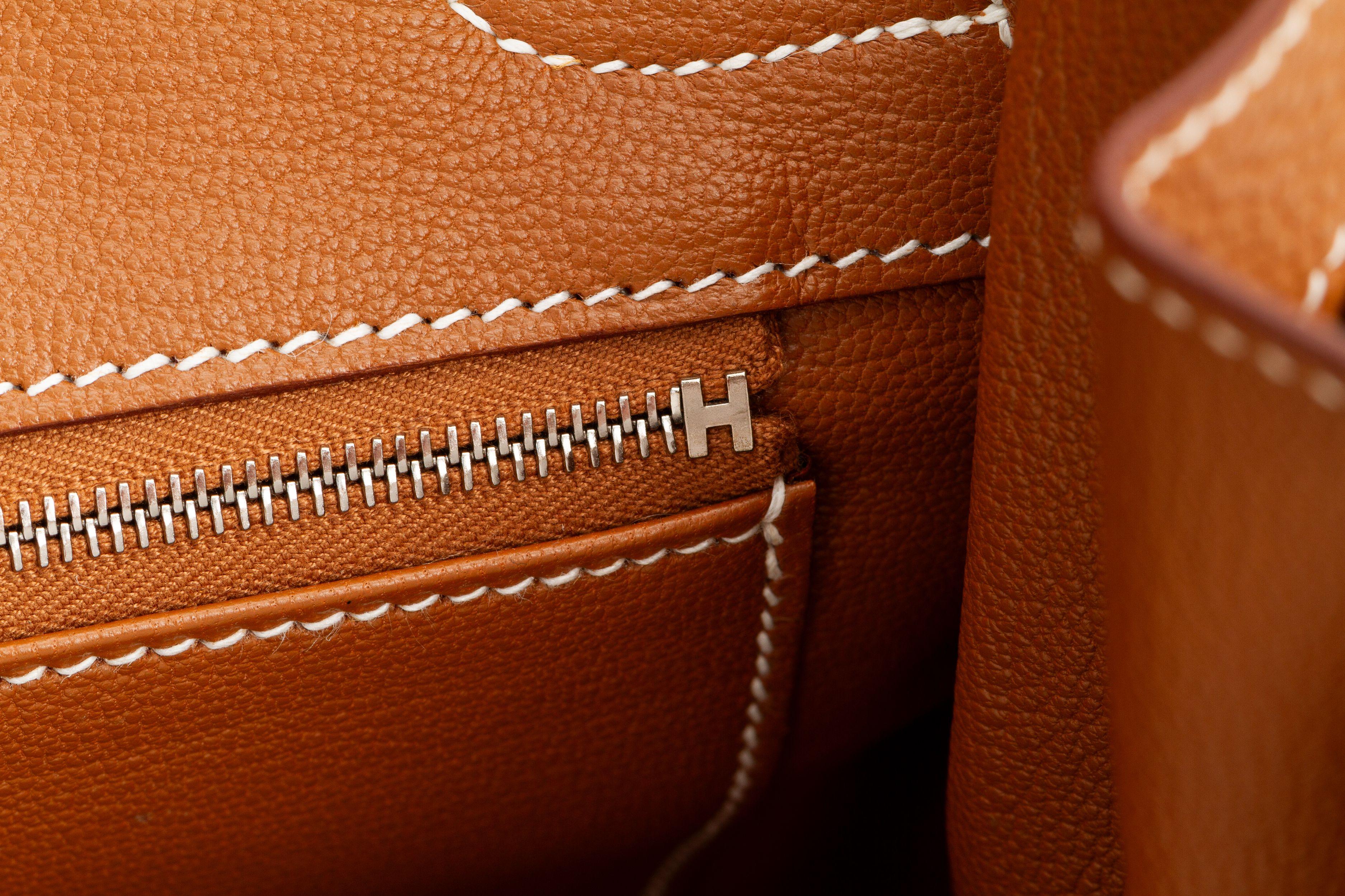 Hermes NIB Birkin 30 Gold Togo Palladium For Sale 4