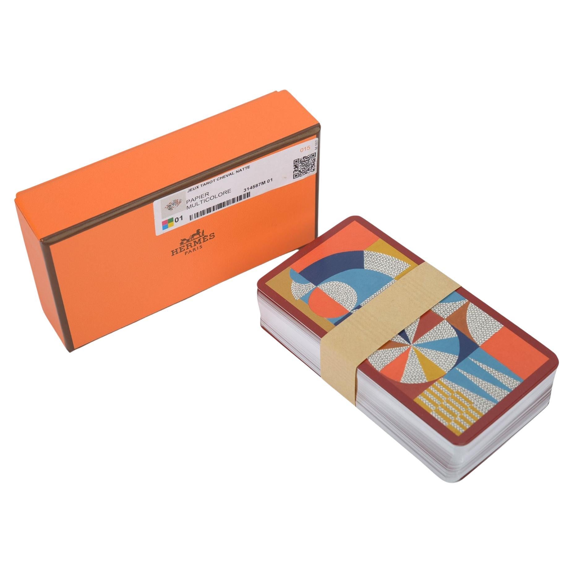 Hermès NIB Cheval Natte Tarot Cards