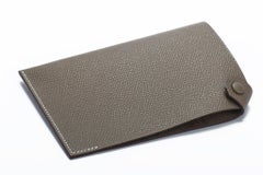 Hermès NIB Etain Passport Cover