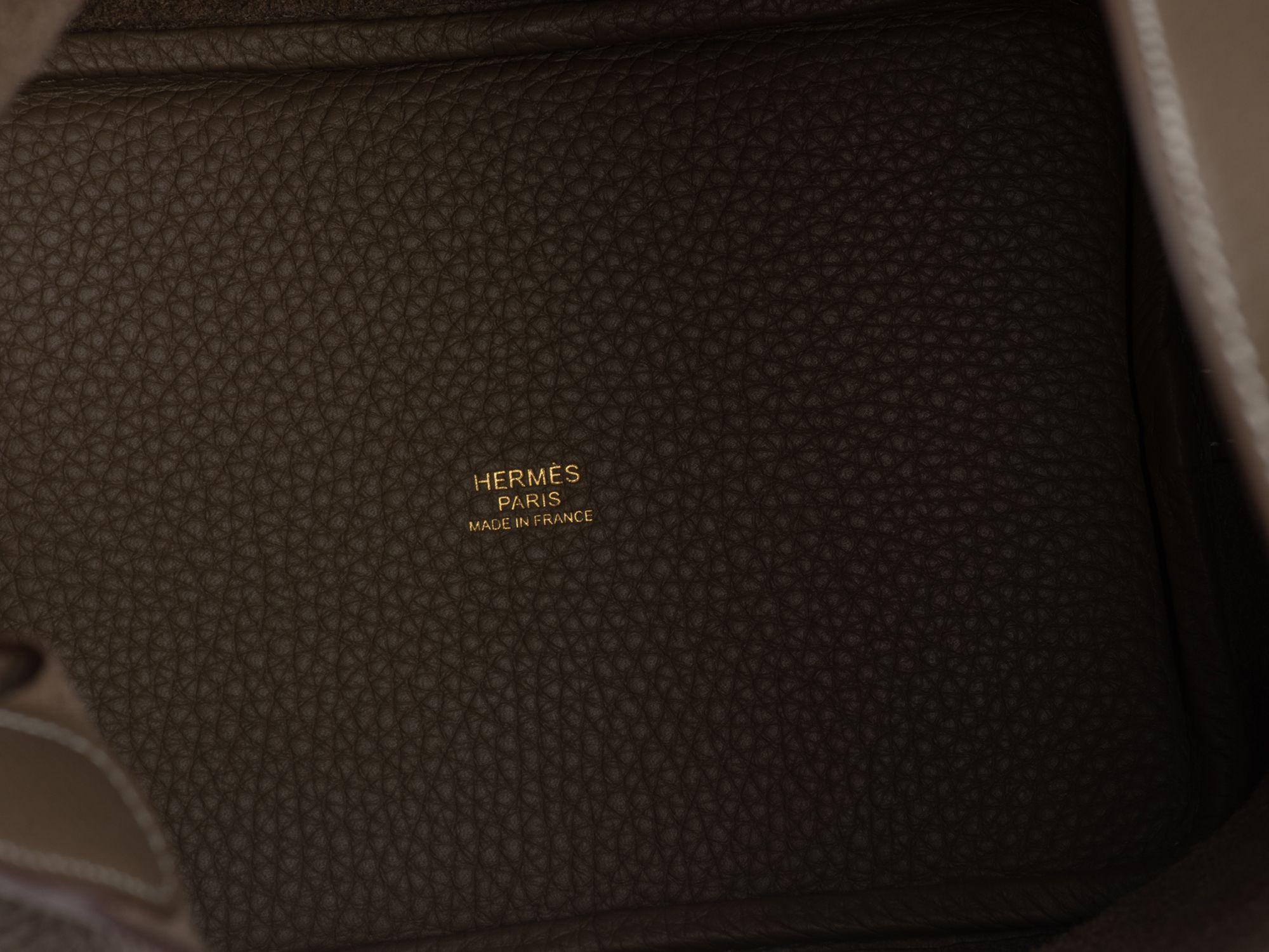 Hermès Nib Etoupe Picotin 18 Lock Pm Bag - image 11