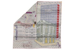 Foulard en soie Hermès « Faubourg City », neuf dans son emballage d'origine