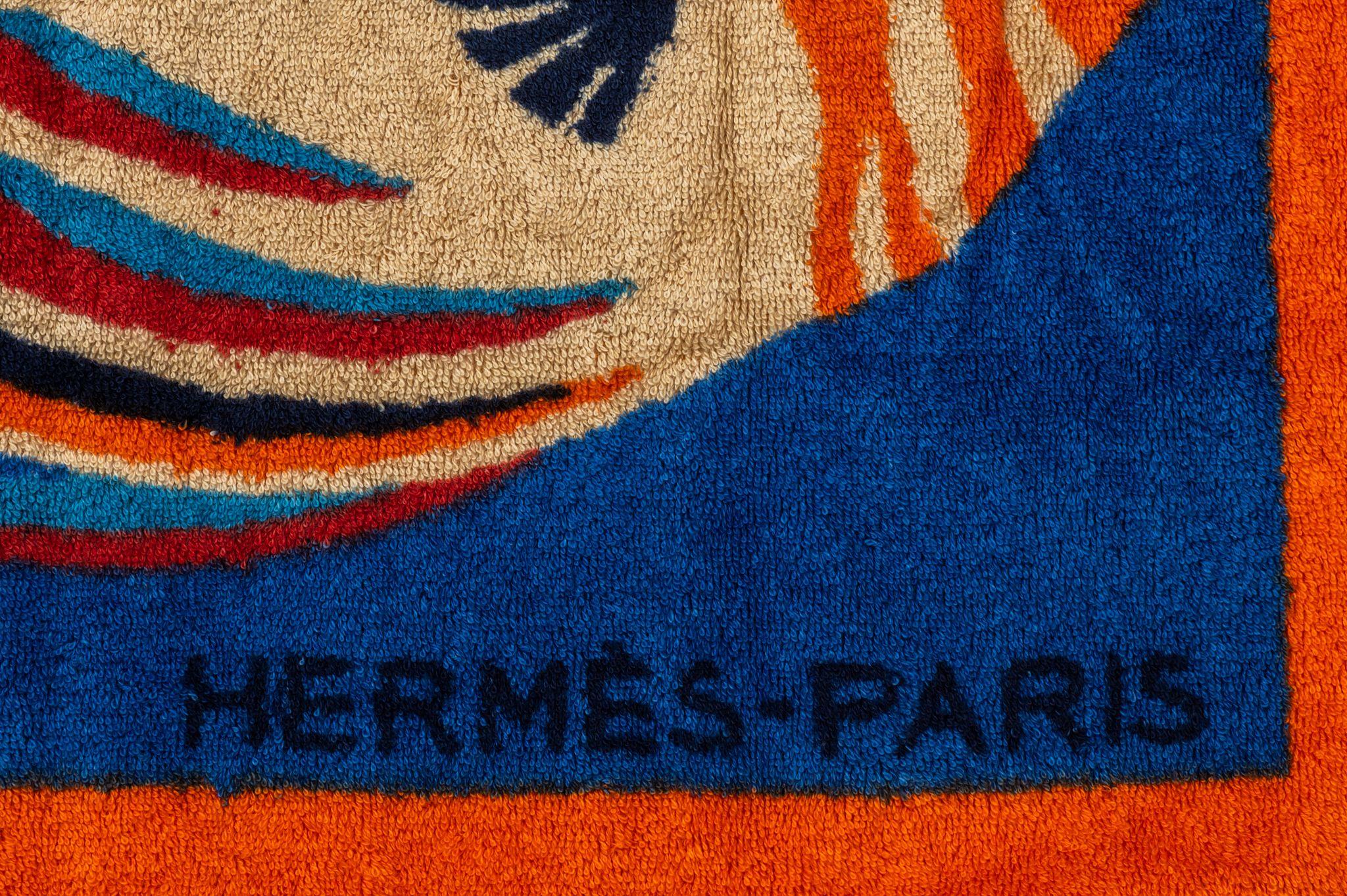 Hermès NIB Fish Beach Towel 1