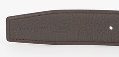 Cintura Hermés NIB “H” reversibile, nera