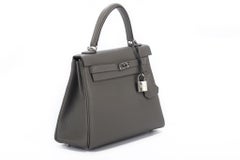 Hermes NIB Kelly 25 Retour Vert De Gris