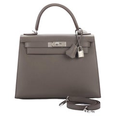 Brand New Hermes Kelly 28 Etain / Etoupe Epsom HSS Brushed GHW SOLD –  Ruelamode