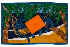 Hermès NIB Leopard Strandtuch