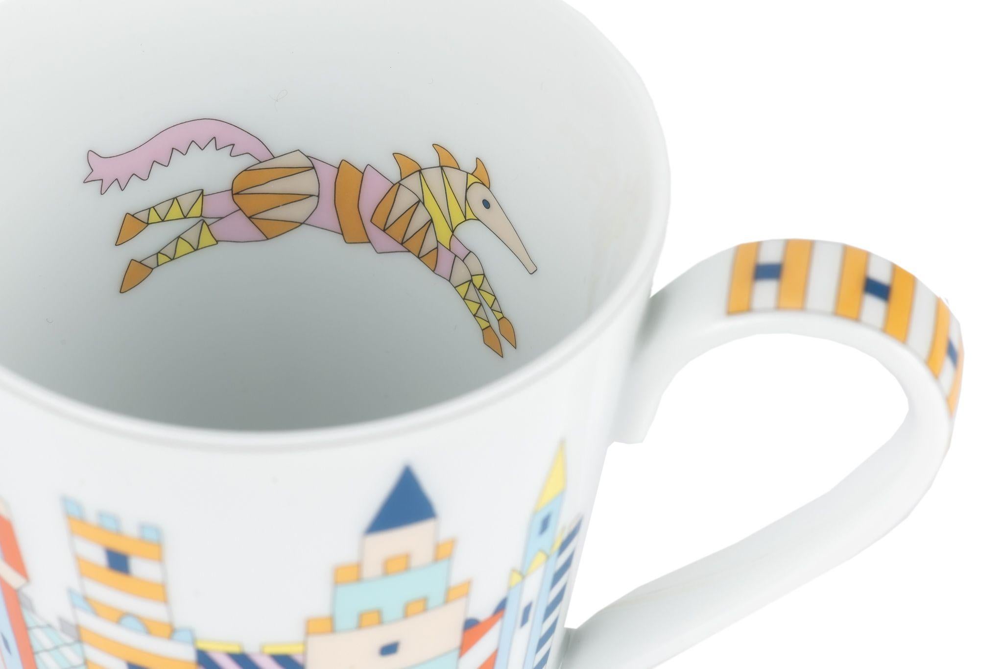 Tazza Hermès NIB Chateau Épopée In condizioni Nuovo in vendita a West Hollywood, CA