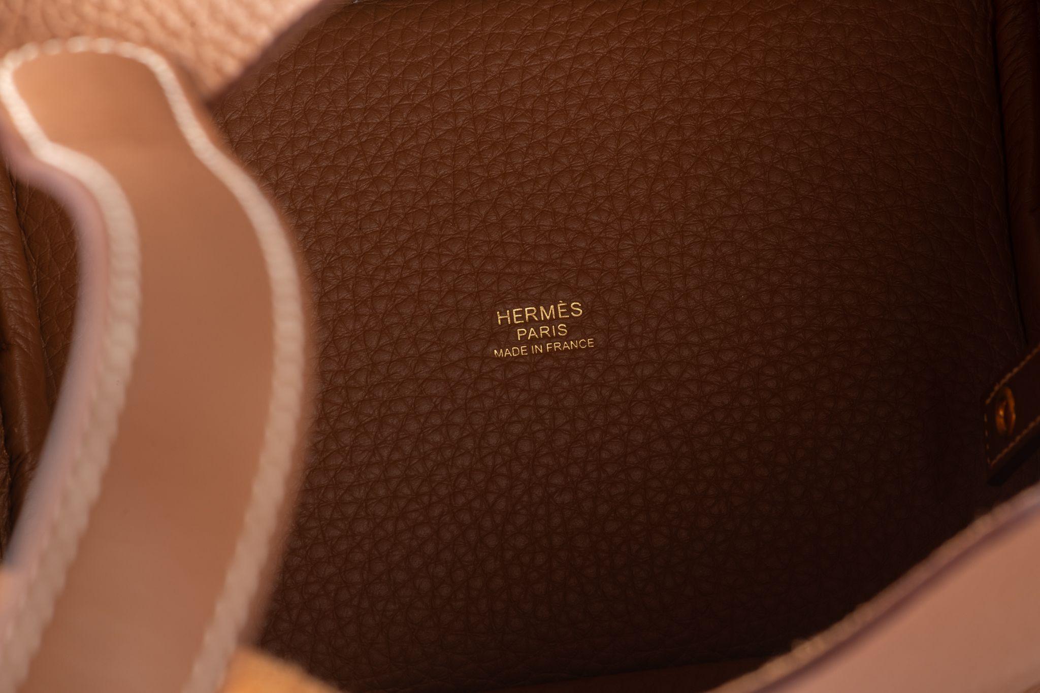 Hermès NIB Picotin Borsa PM con lucchetto d'oro in vendita 2