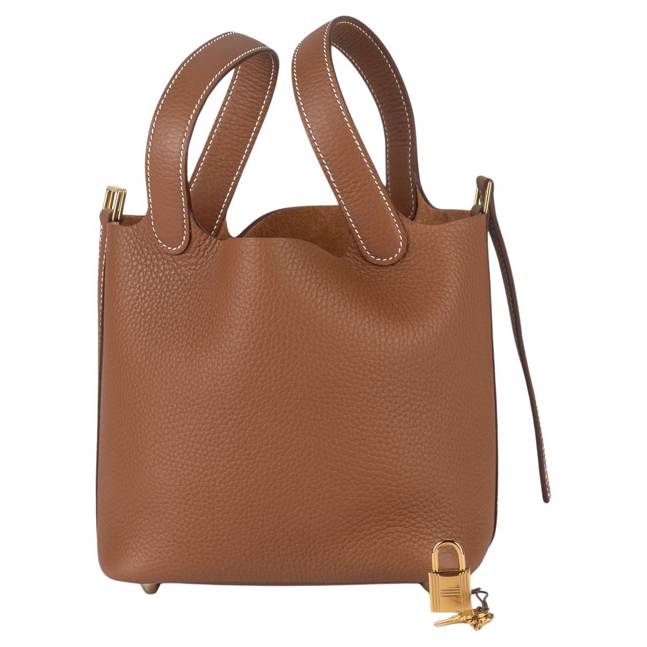 Hermès NIB Picotin Borsa PM con lucchetto d'oro