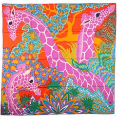 Hermès NIB Pink The three graces Shawl