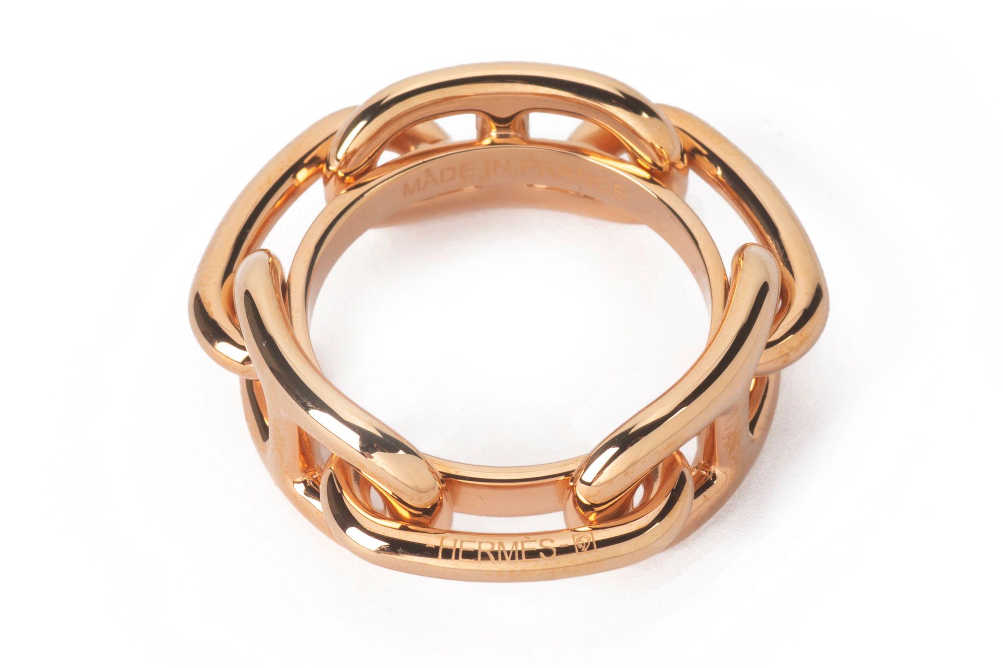 Donna Hermès Sciarpa Regate 90 Anello NIB in vendita