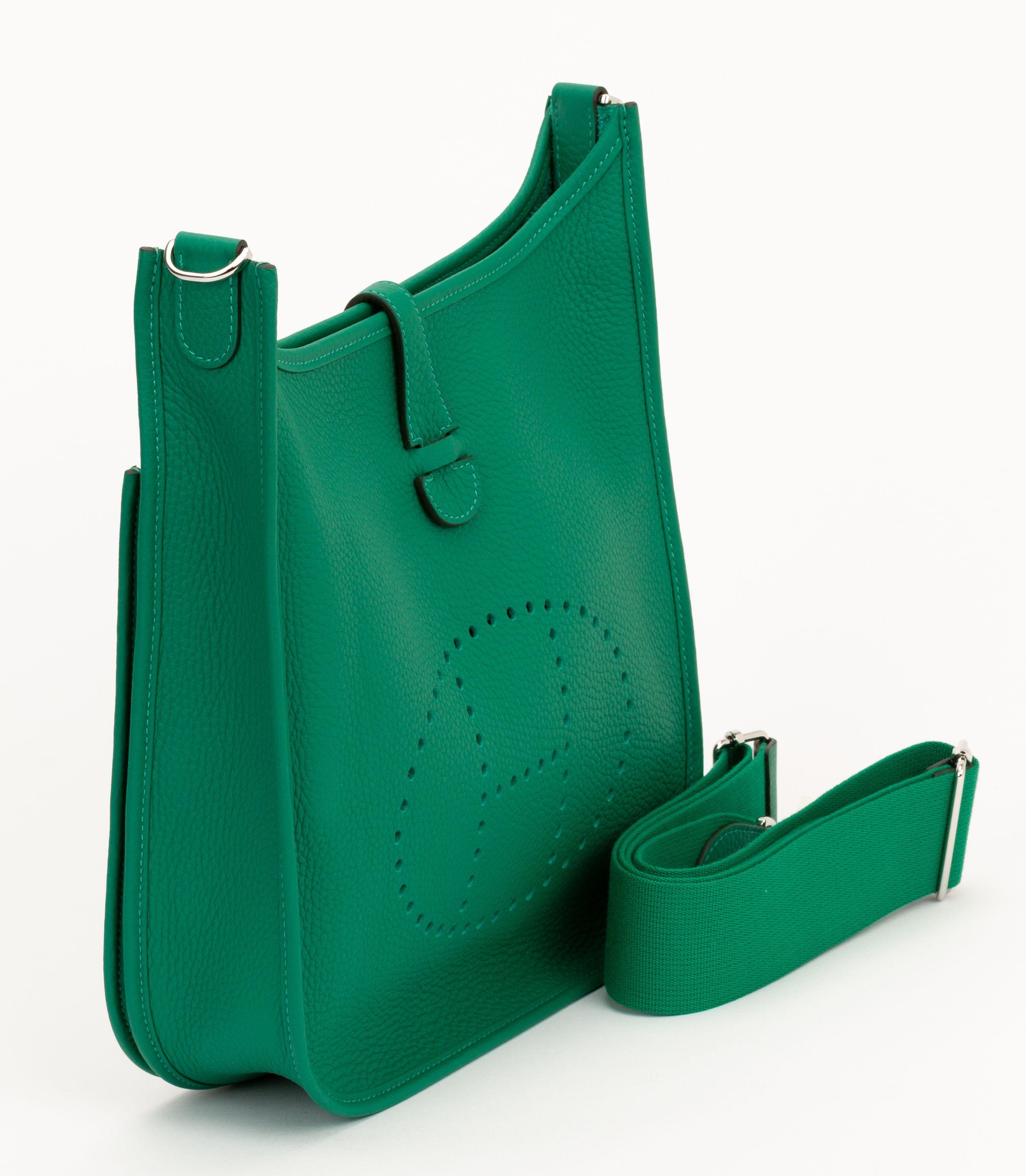 Hermes Nib Vert Vertigo Evelyne Pm - image 2