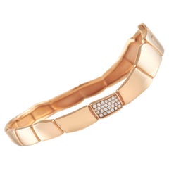 Hermès Niloticus Bracelet en or rose 18 carats avec diamants