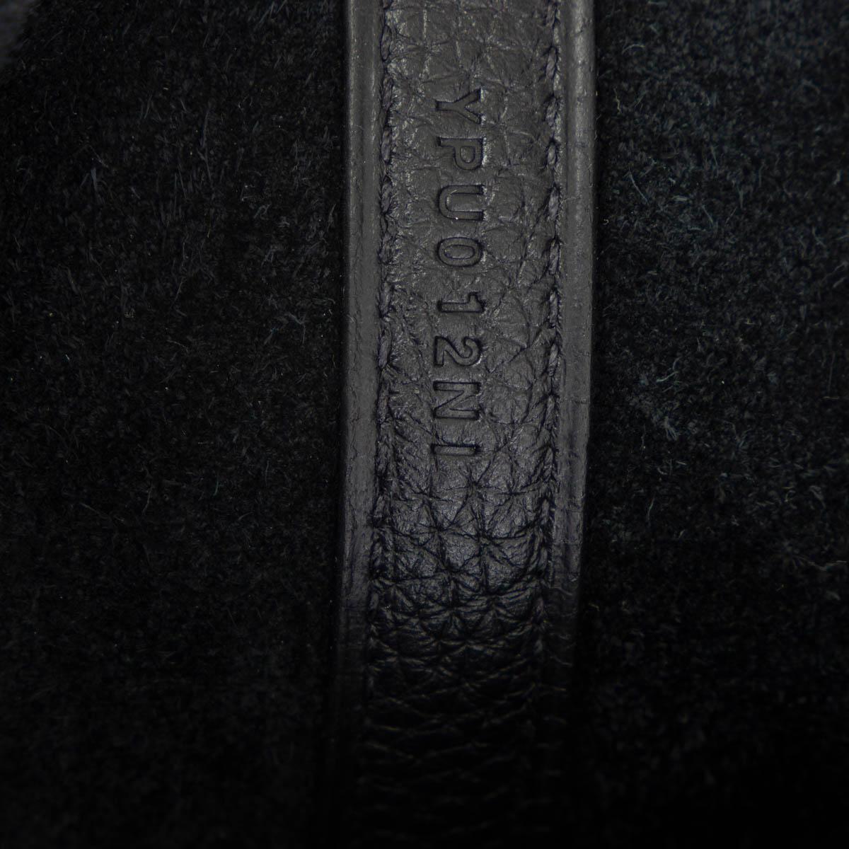 HERMES Noir black Clemence leather PICOTIN 22 LOCK Bag Palladium BNIB In New Condition In Zürich, CH