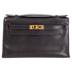 Hermès // 2004 Noir Kelly Pochette Clutch – VSP Consignment