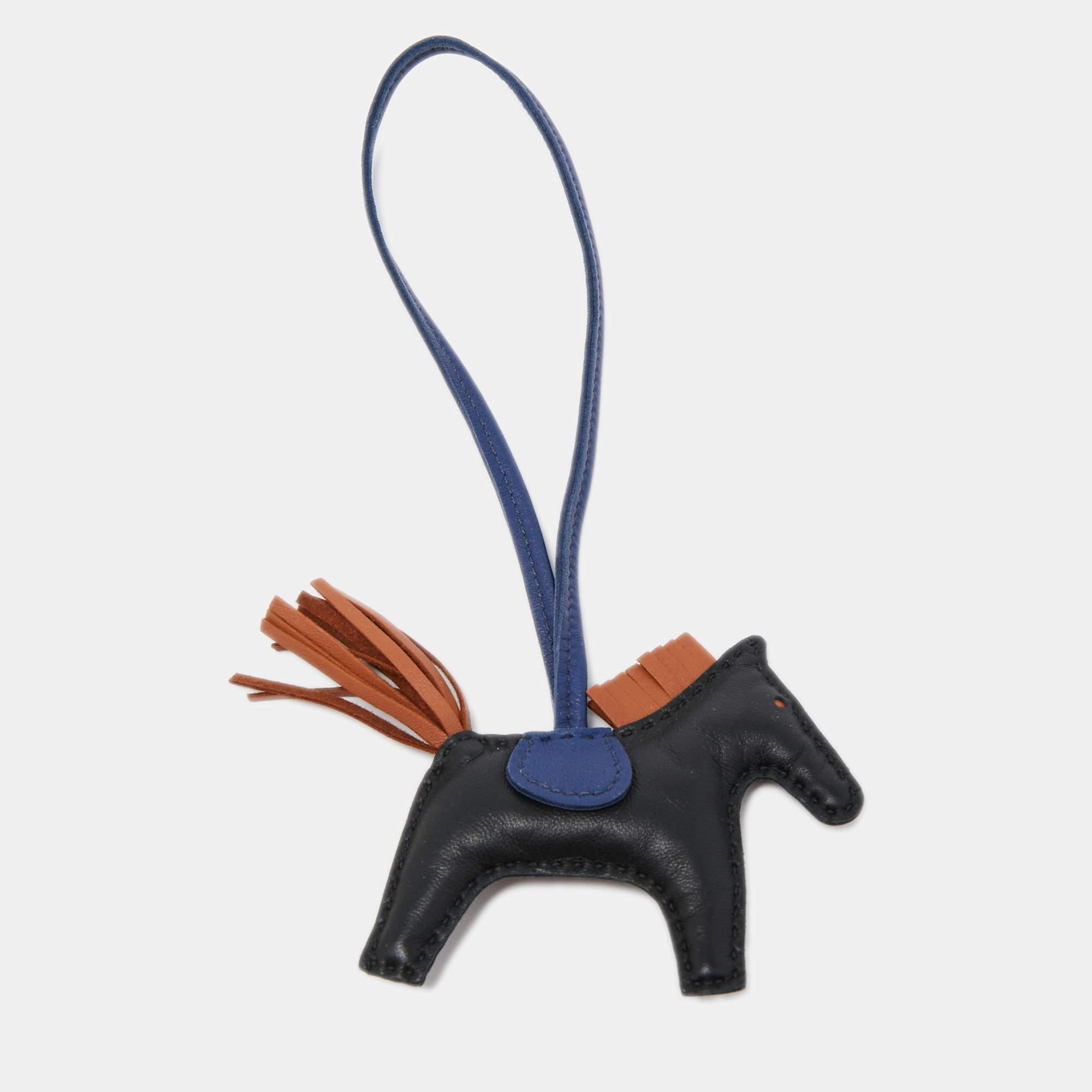 Rodeo bag charms by Hermès come close to being as rare as some of the brand's bags. Collected by fans of Hermès and handbags alike, these little galloping charms are dream pieces to dress up one's precious possessions. Hermès pays homage to its