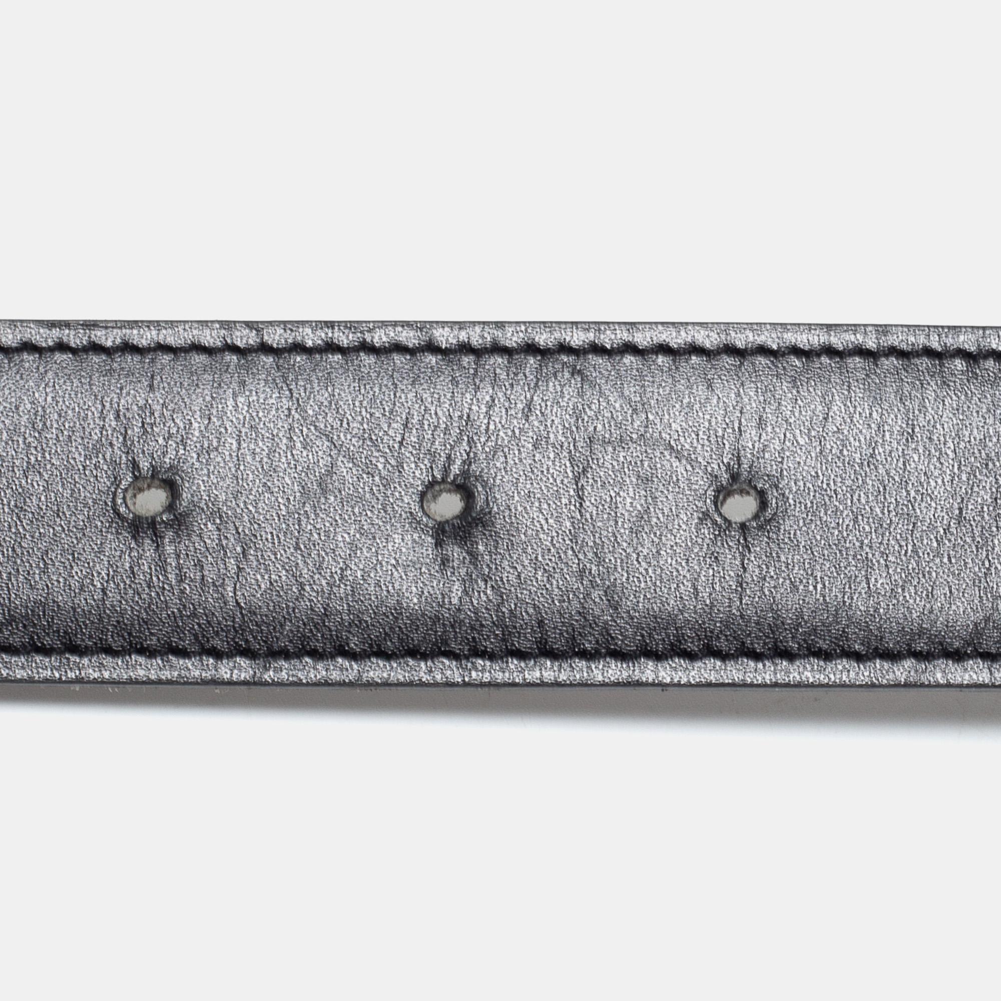 Hermes Noir/Etoupe Chamonix and Togo Leather H Strie Reversible Belt 90 CM 3