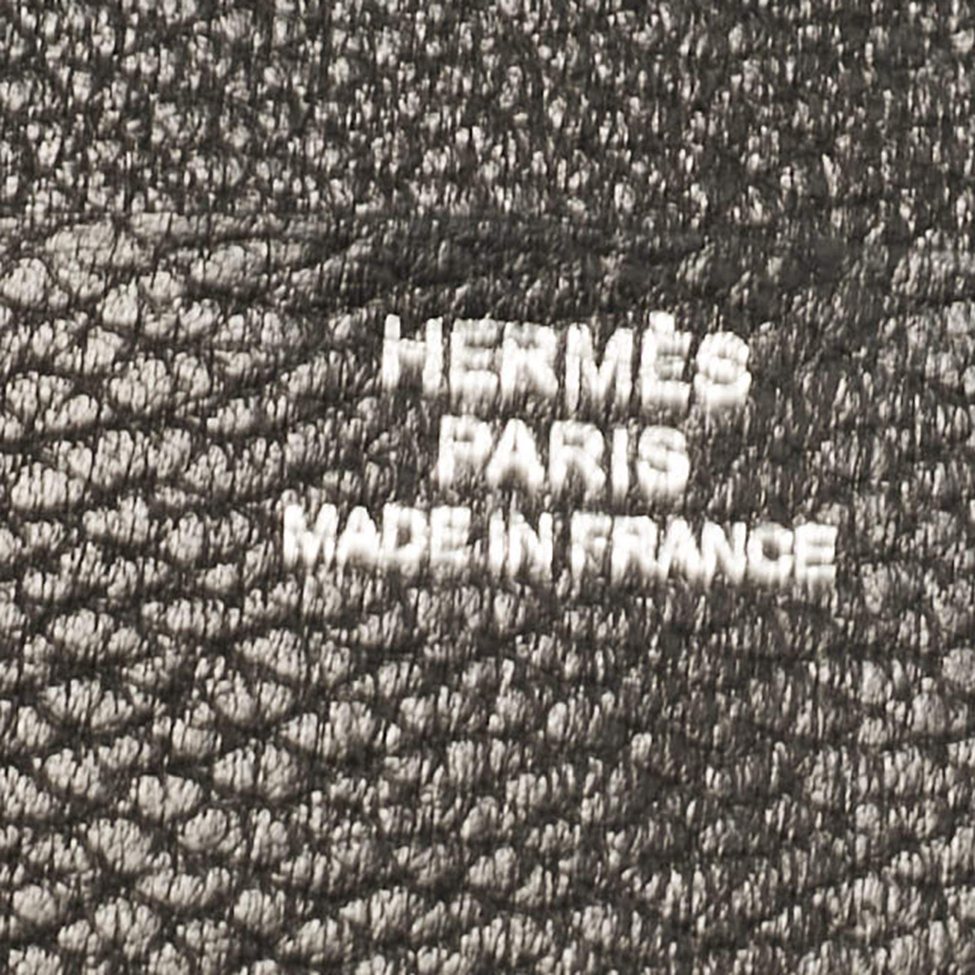 Hermes Noir Evercolor Leather Bifold Wallet 3