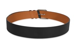 Hermès Noir & Gold Sombrero Partner 40 Belt 90