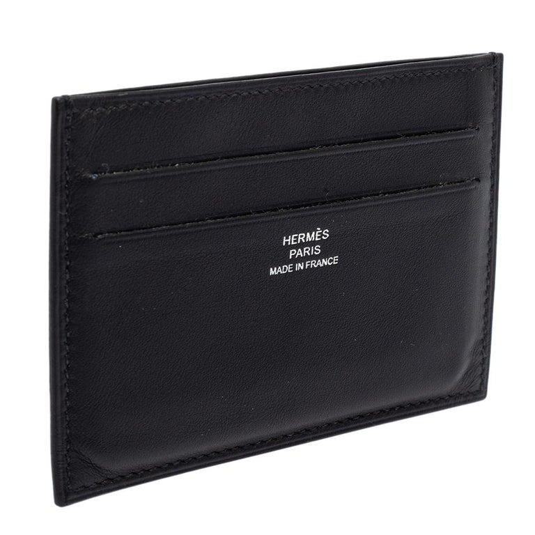 HERMES Unisex Street Style Folding Wallet Card Holders