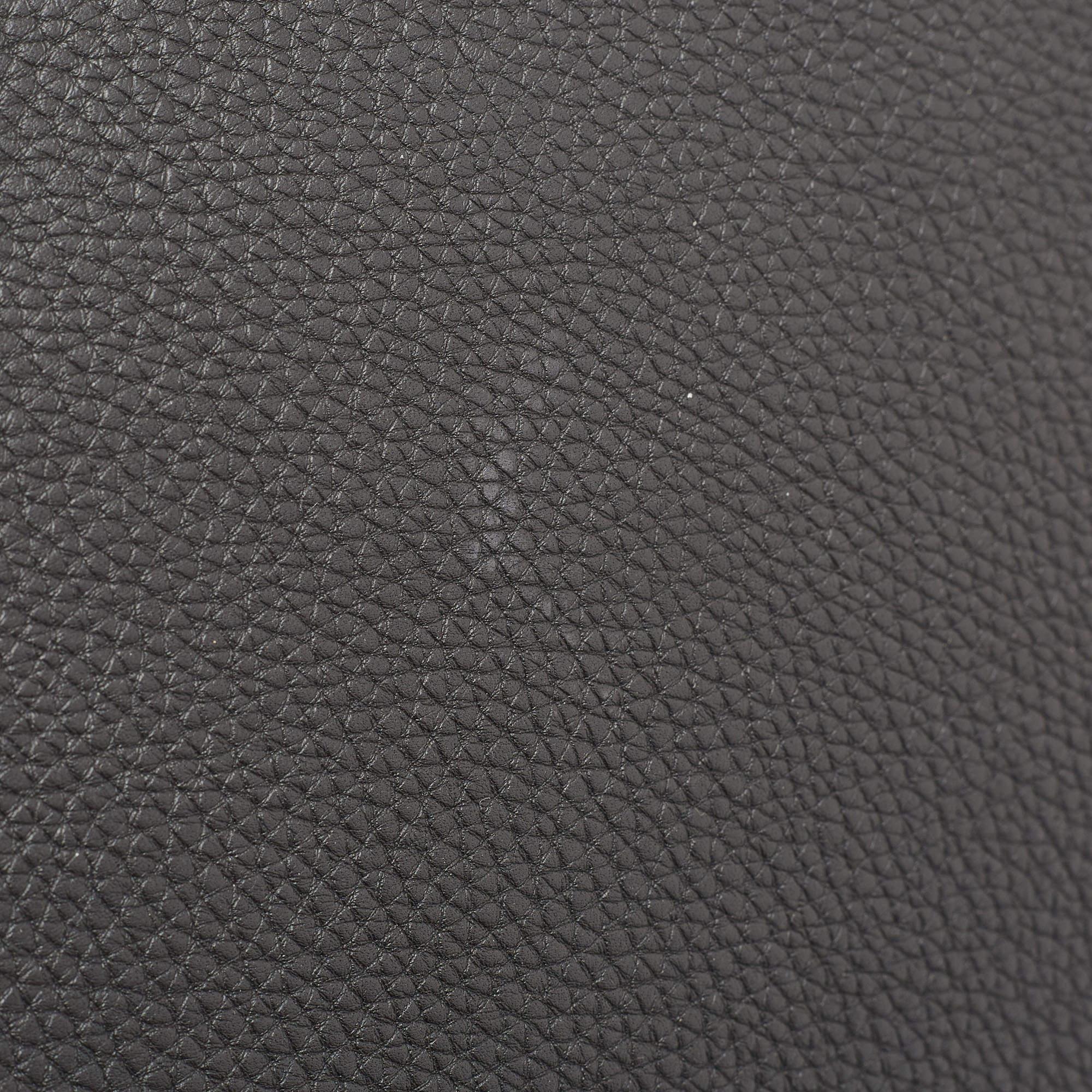 Hermes Noir Togo Leather Palladium Finish Birkin 35 Bag 7
