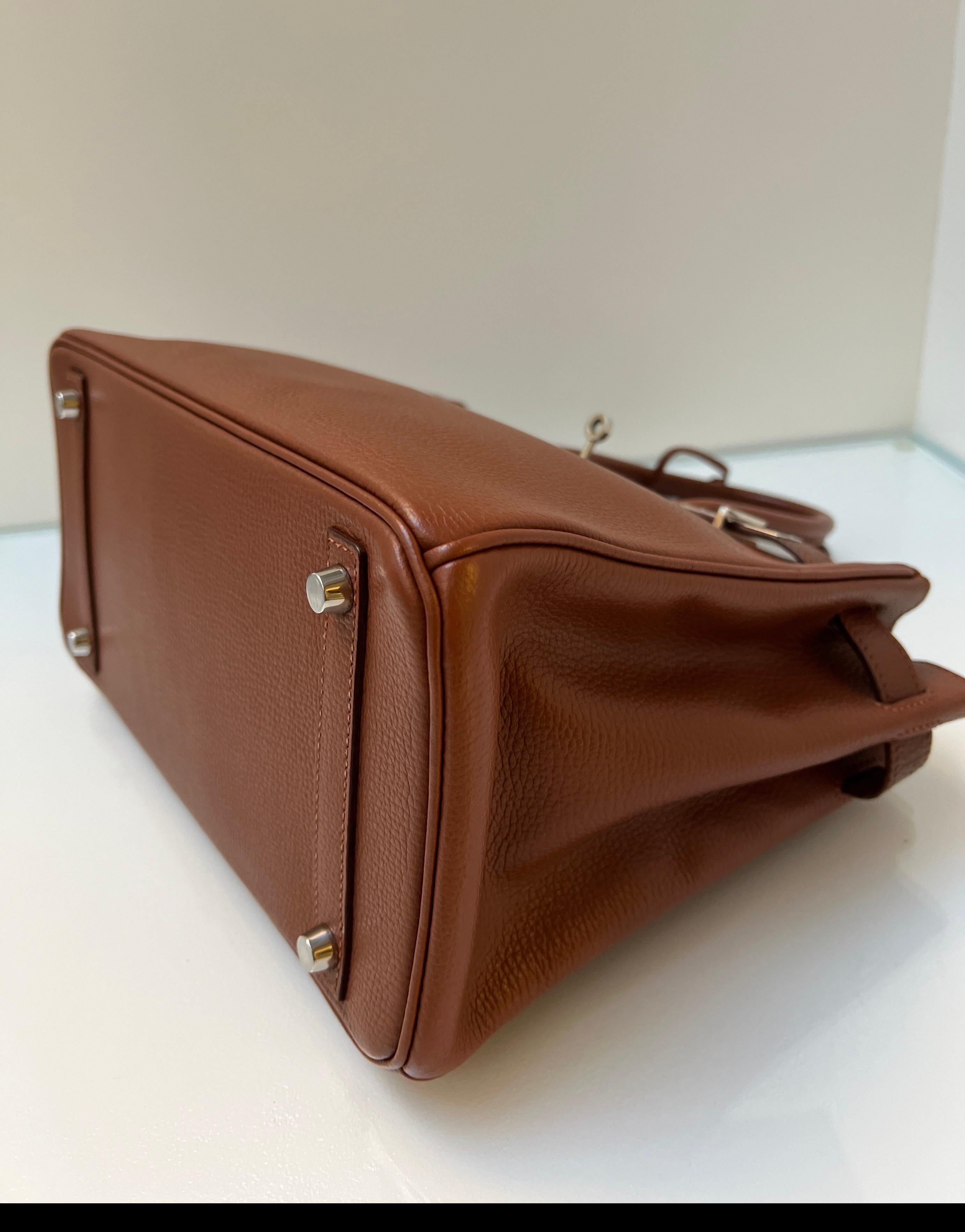 Hermes Noisette Birkin 30 Bag 5