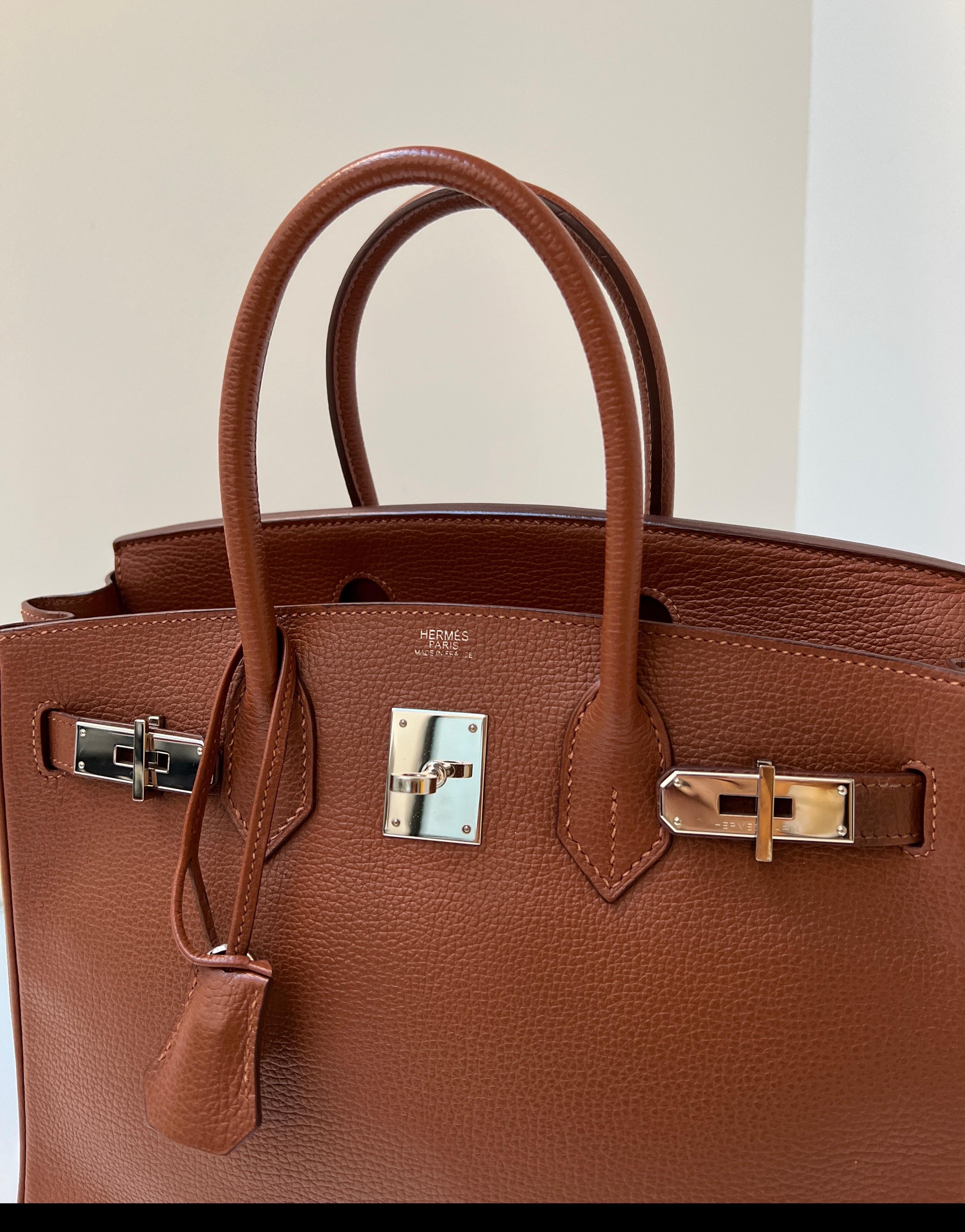 Hermes Noisette Birkin 30 Bag 7