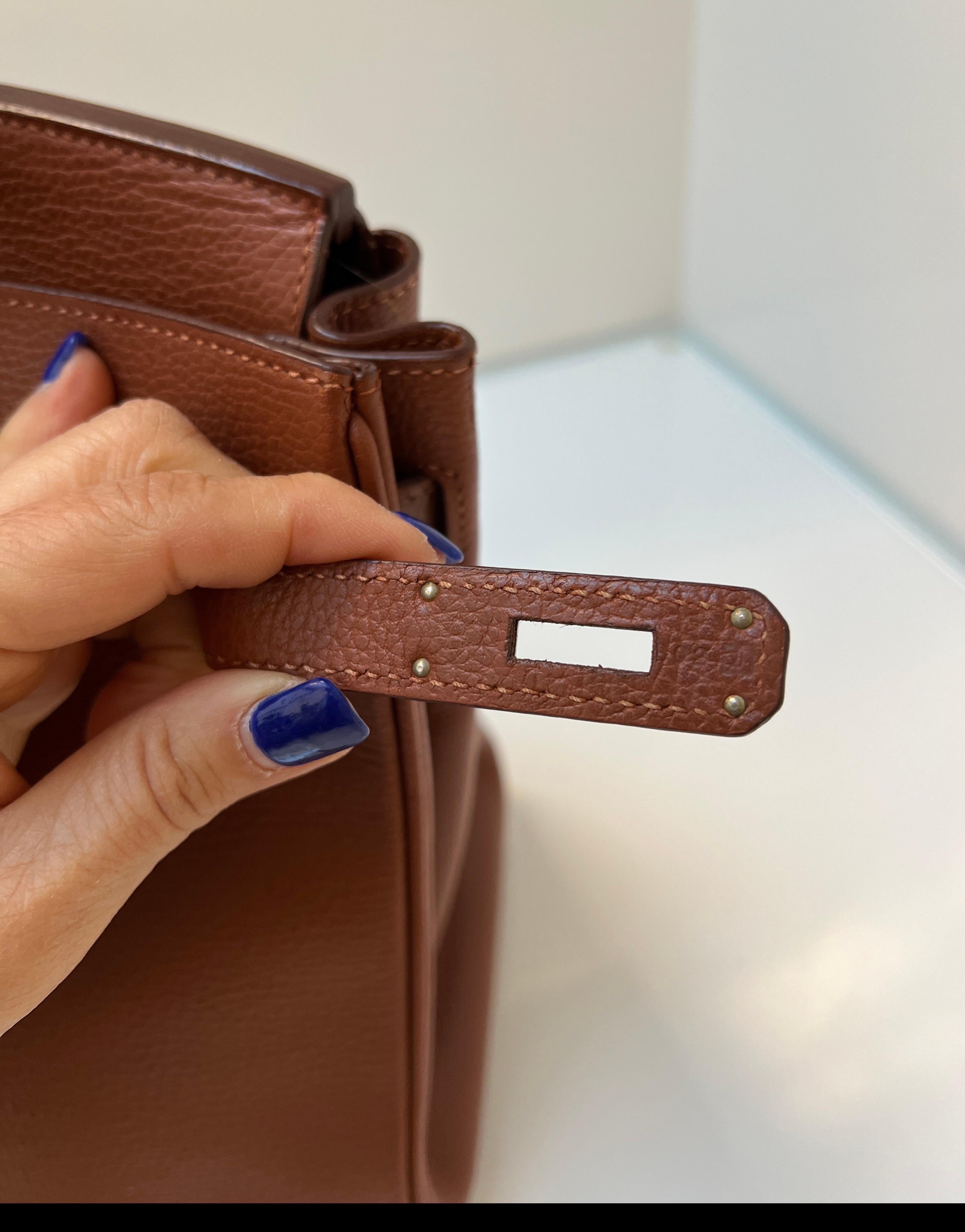 Hermes Noisette Birkin 30 Bag 9