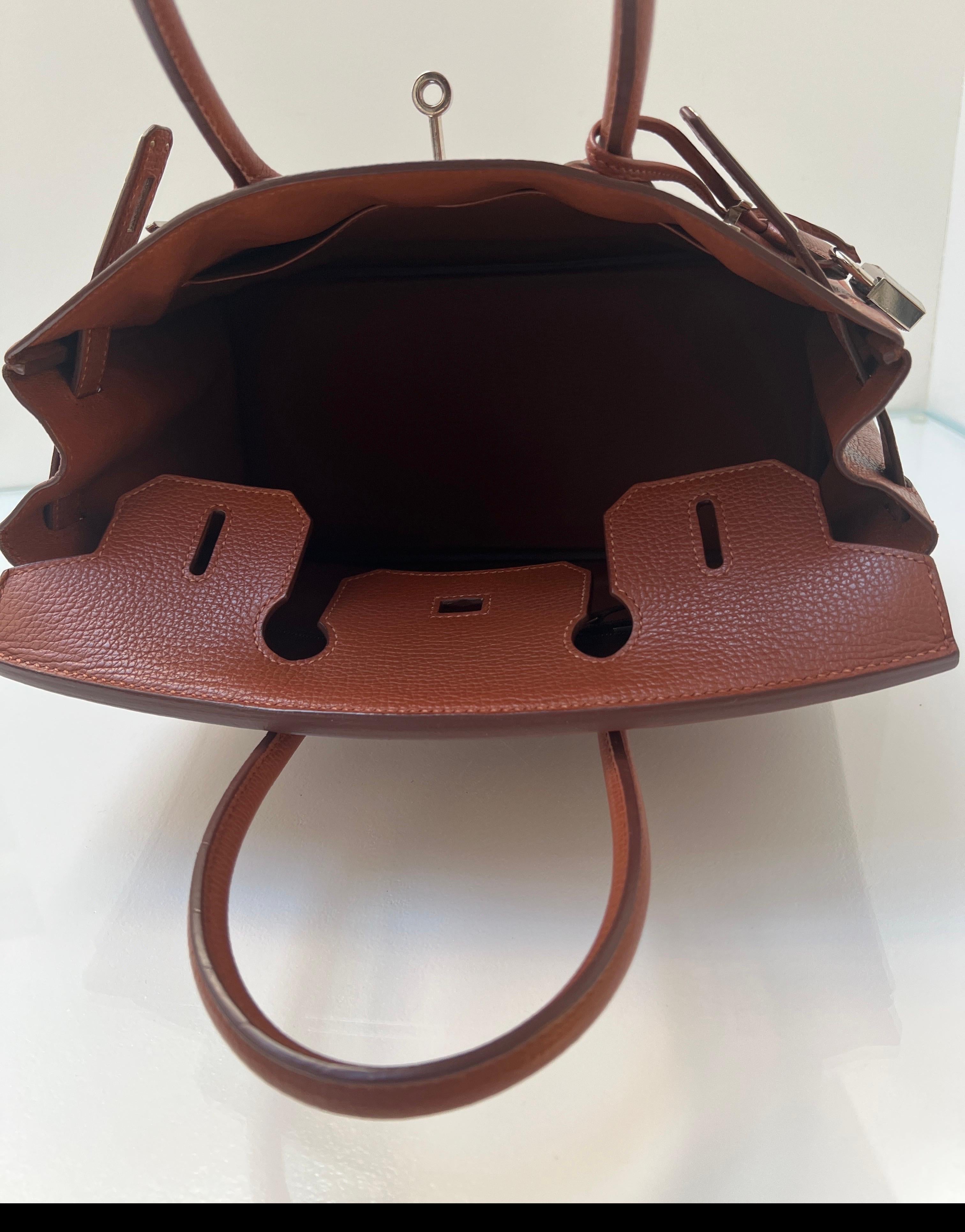 Hermes Noisette Birkin 30 Bag 11