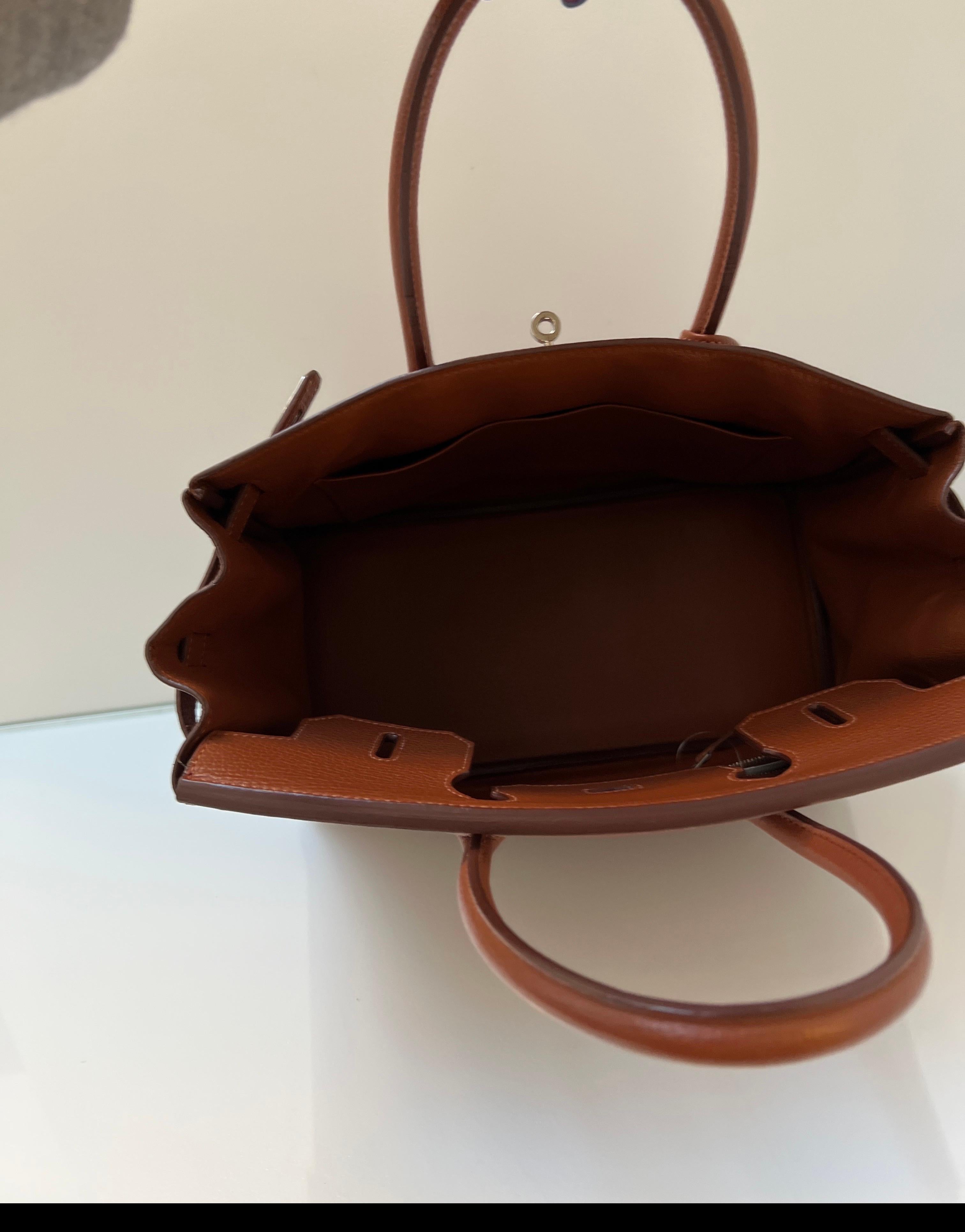 Hermes Noisette Birkin 30 Bag 12