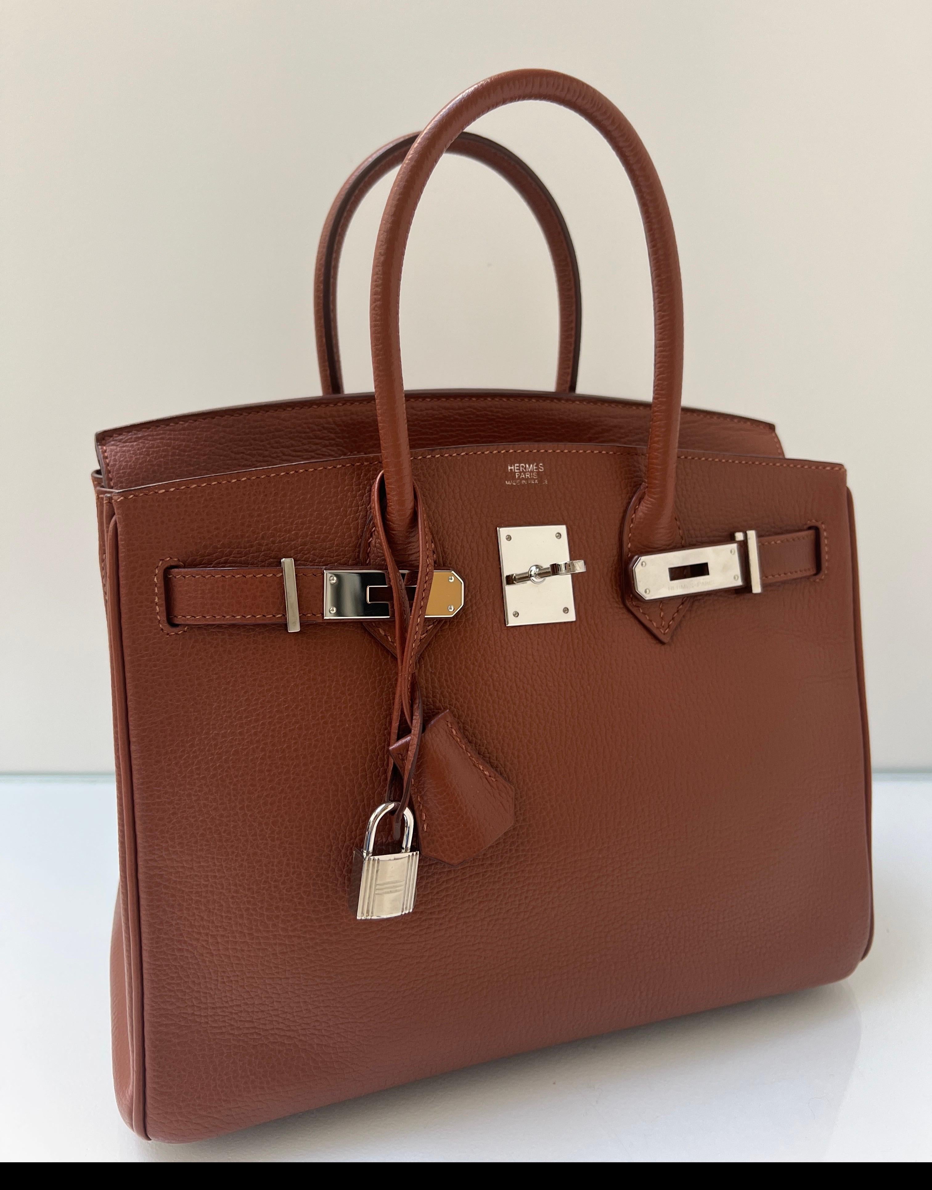 Hermes Noisette Birkin 30 Bag 13