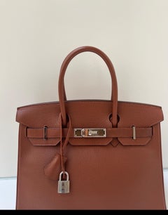 Hermes Noisette Birkin 30 Bag