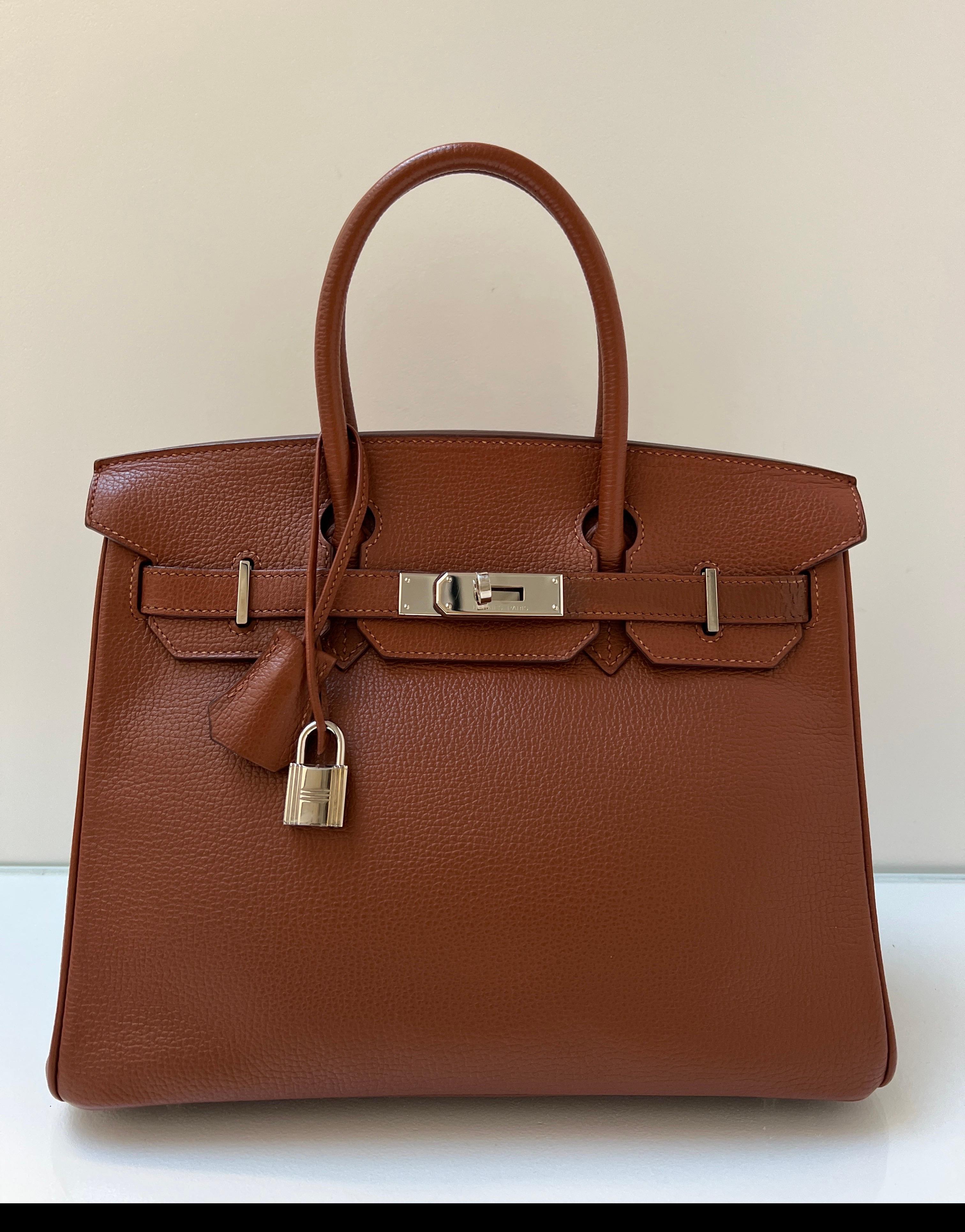 Hermes Noisette Birkin 30 Bag 15
